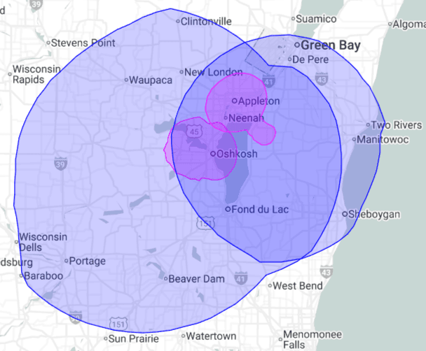 WISS Coverage Map